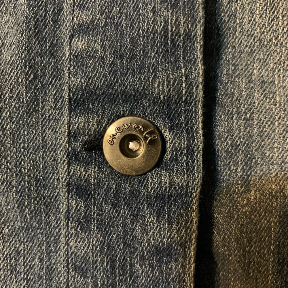 Stretch Denim Jacket. ONE WORLD Cropped.  Size LARGE. New with tag. Too cute! - Picture 8 of 8